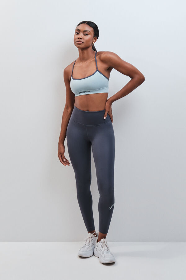 Dash and Stars Leggings largos 4D STRETCH gris gris