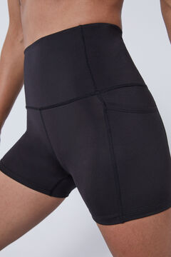 Dash and Stars Leggings cortos 'hot pant' negro 4D Stretch negro