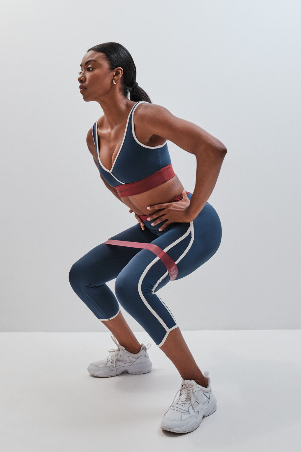 Dash and Stars Brasier deportivo 4D Stretch azul oscuro