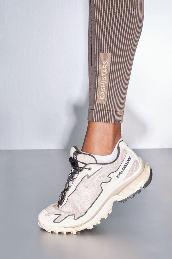 Dash and Stars Pantal&oacute;n legging largos marrones SIN COSTURAS COMFORT marr&oacute;n