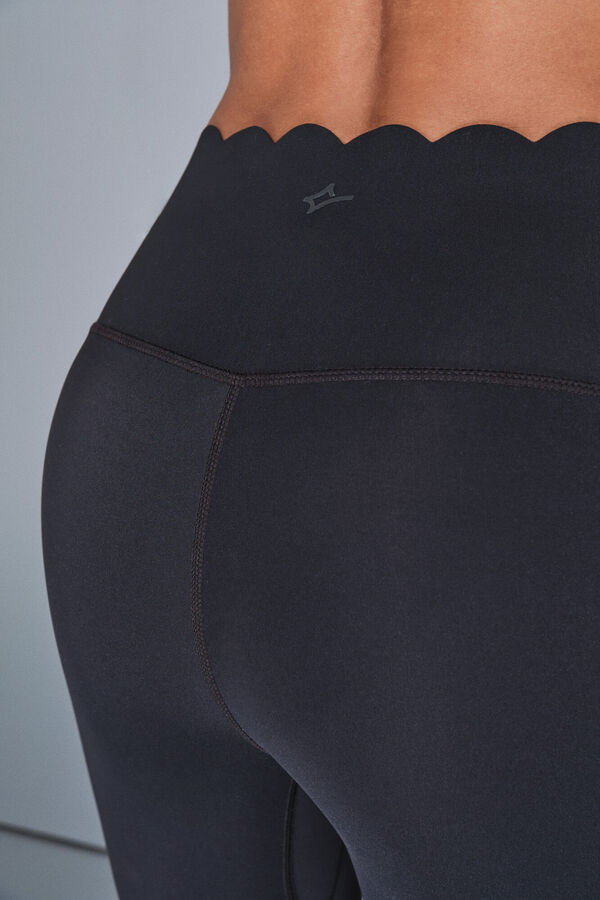 Dash and Stars Pantalón legging piratas negros COMPRESIVOS negro
