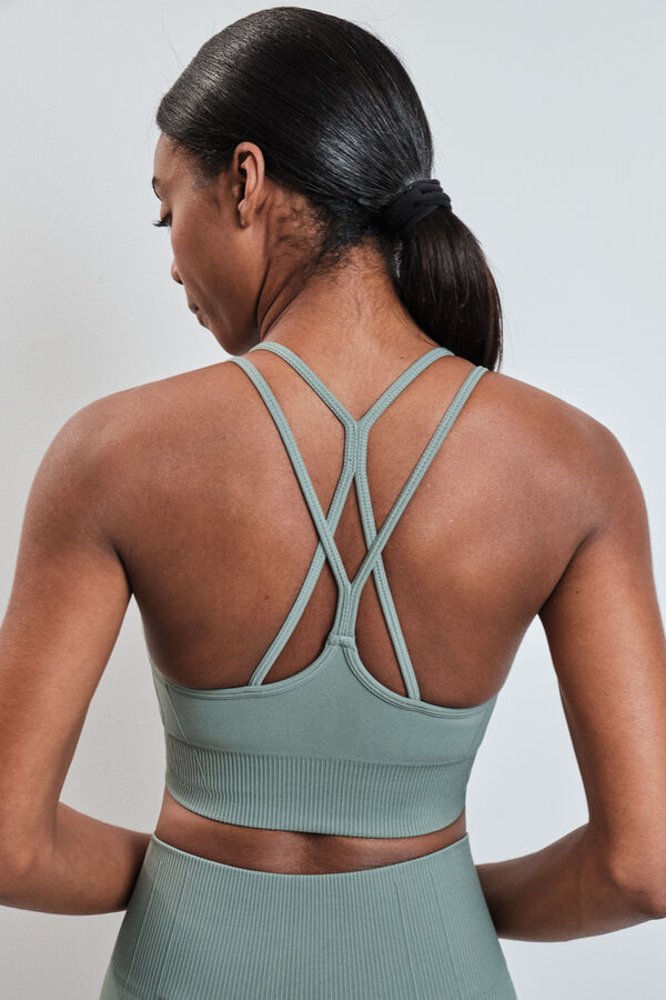 Dash and Stars Brasier deportivo SEAMLESS COMFORT verde verde