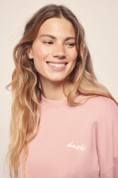 Dash and Stars Sudadera felpa piqué rosa rosa