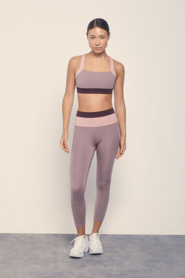 Dash and Stars Sujetador deportivo 4D STRETCH block rosa rosa