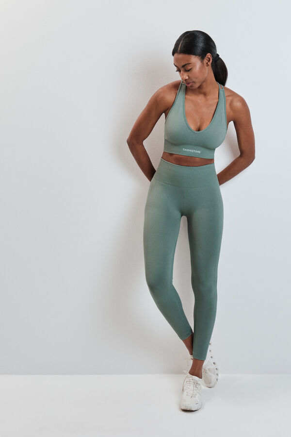 Dash and Stars Brasier deportivo SEAMLESS COMFORT verde verde