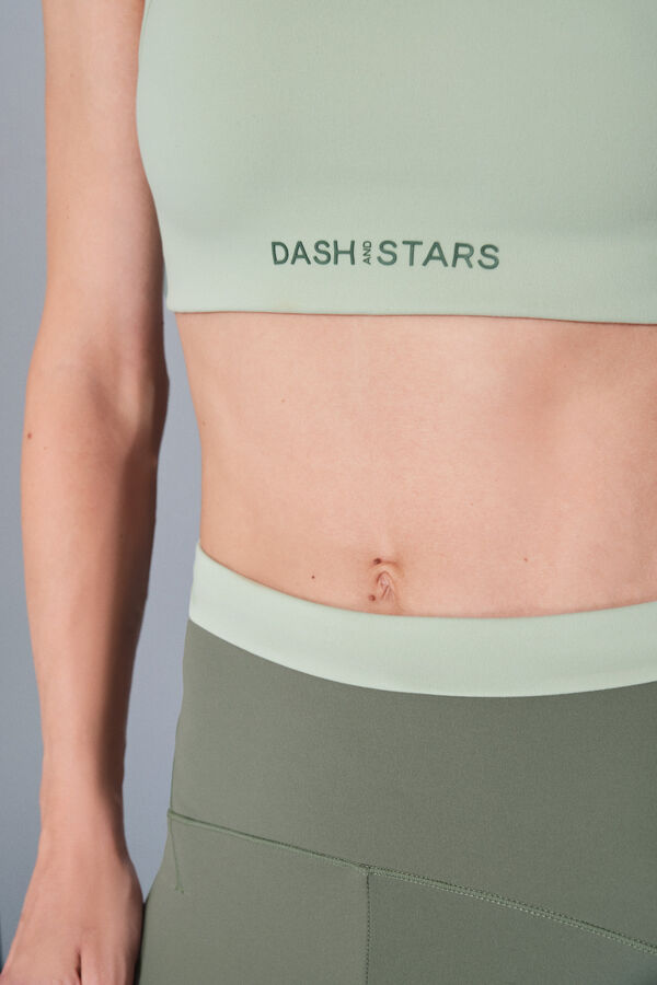 Dash and Stars Brasier deportivo verde SOFT MOVE verde