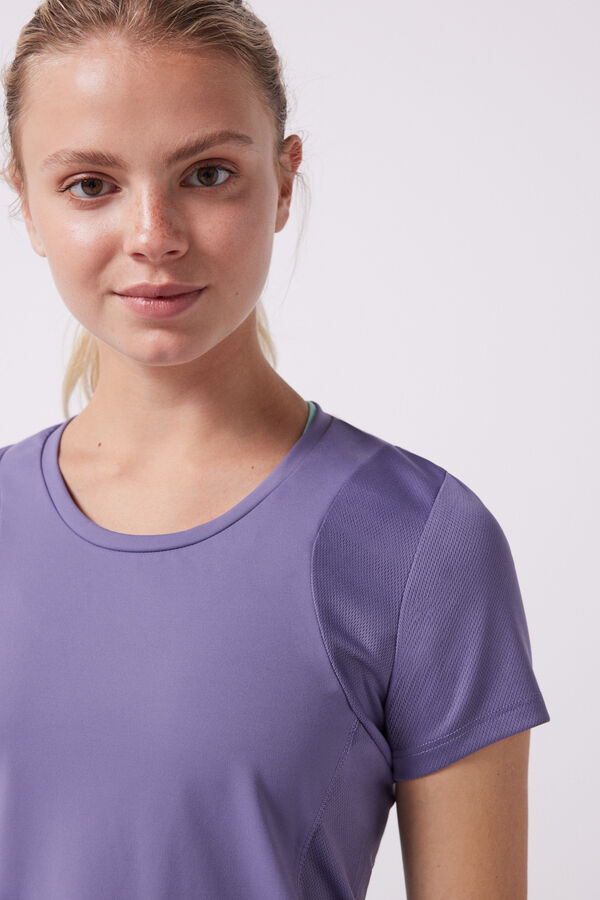 Dash and Stars Camiseta transpirable lila morado/lila