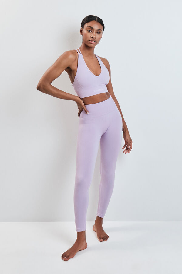 Dash and Stars Legging largo SEAMLESS COMFORT lila morado/lila