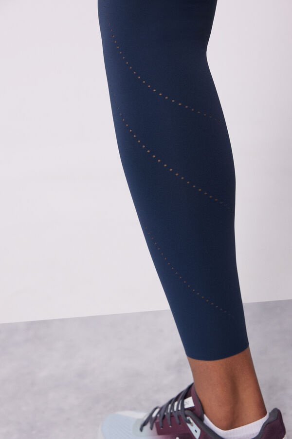Dash and Stars Legging azul Compressive azul