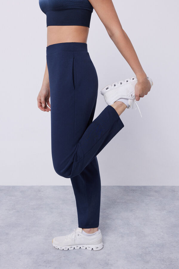 Dash and Stars Pantalón jogger tacto suave azul azul
