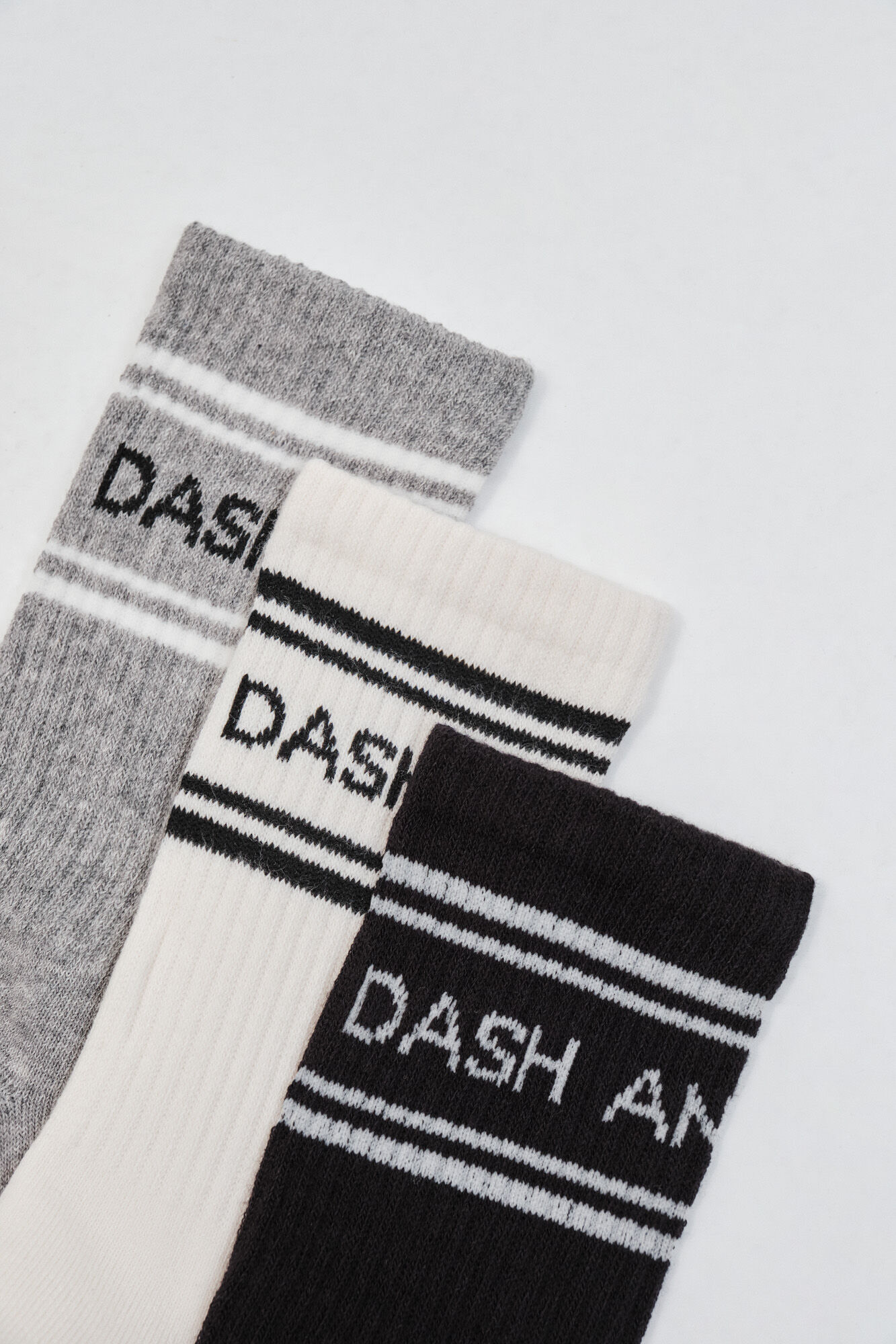 Dash and Stars Pack 3 calcetines medios de algod&oacute;n