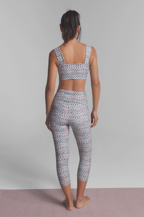 Dash and Stars Leggings SOFT MOVE crop estampado multicolor estampado