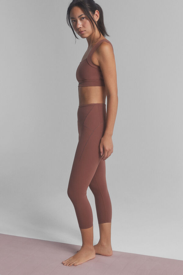 Dash and Stars Leggings SOFT MOVE crop café café