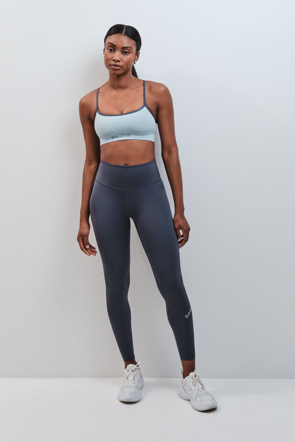 Dash and Stars Leggings largos 4D STRETCH gris gris