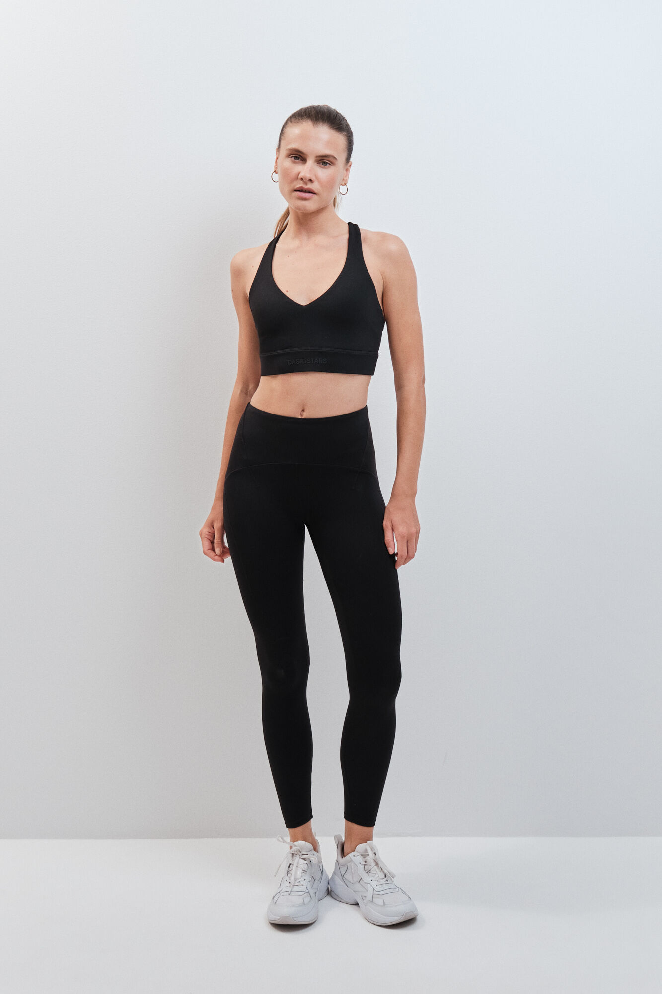 Dash and Stars Legging largo SOFT MOVE negro