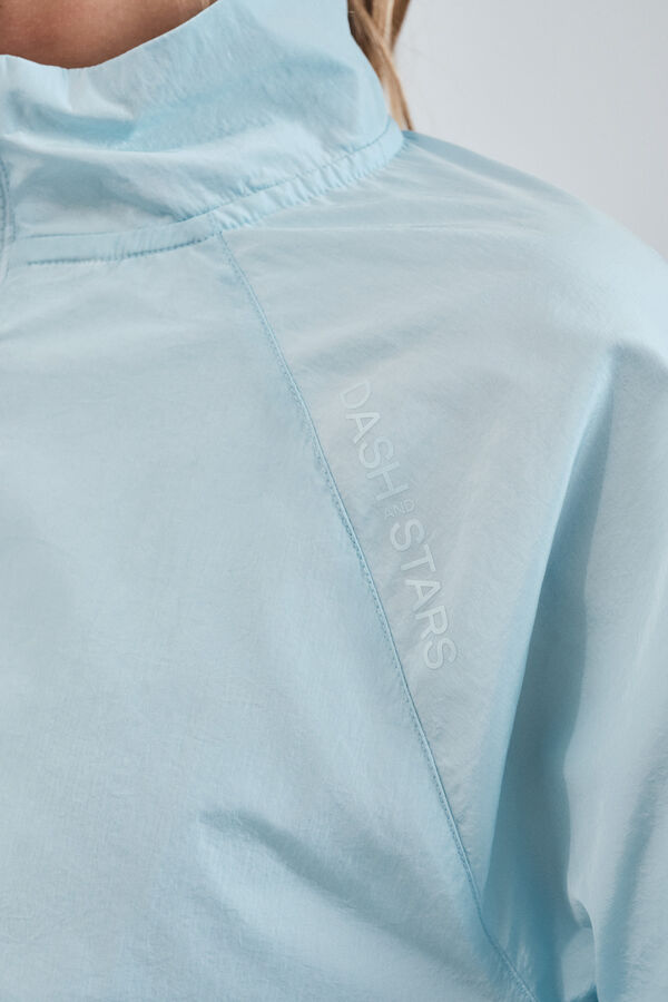 Dash and Stars Chamarra rompevientos azul azul