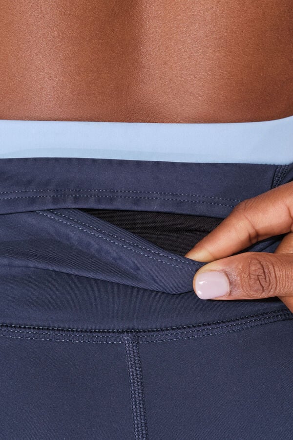 Dash and Stars Pantal&oacute;n legging THERMAL azul marino azul