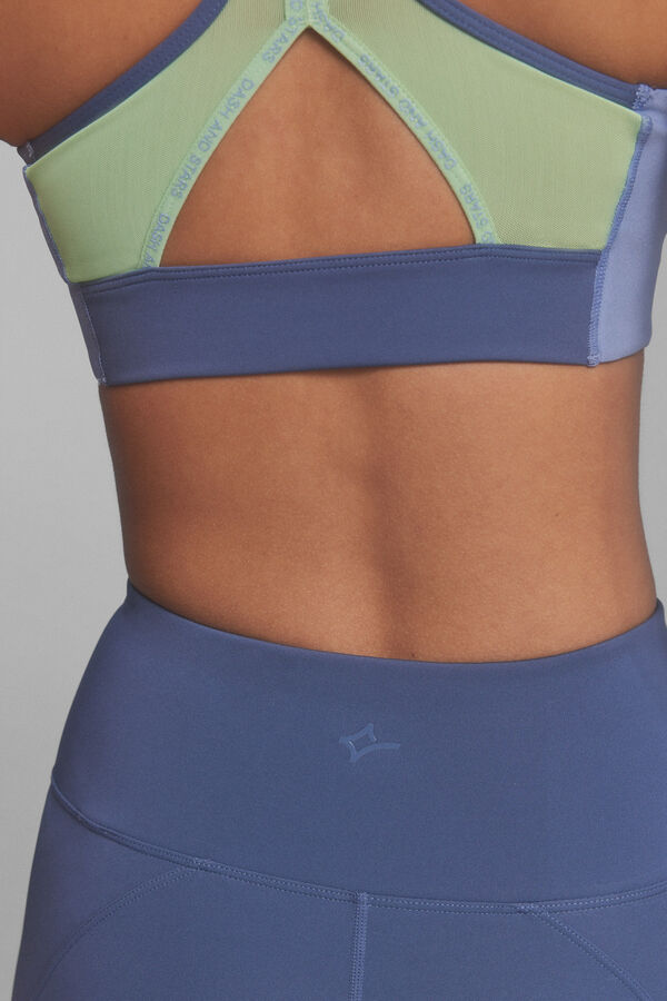 Dash and Stars Legging 4D STRETCH tobillero azul azul