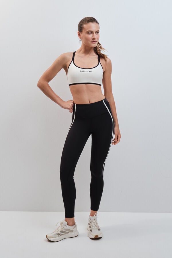 Dash and Stars Leggings largos 4D STRETCH negro negro