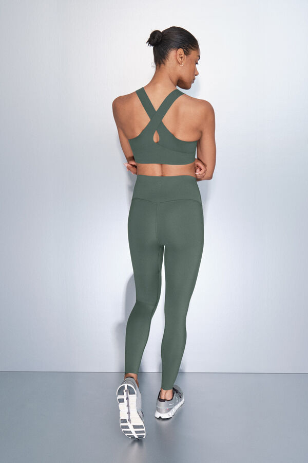 Dash and Stars Pantalón legging largos verdes COMPRESSIVE verde