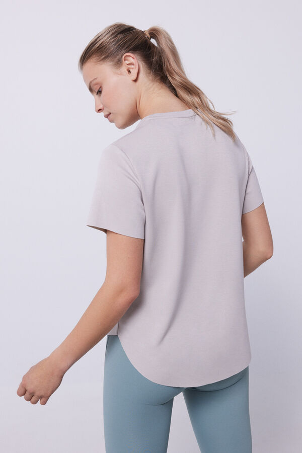 Dash and Stars Camiseta beige modal café