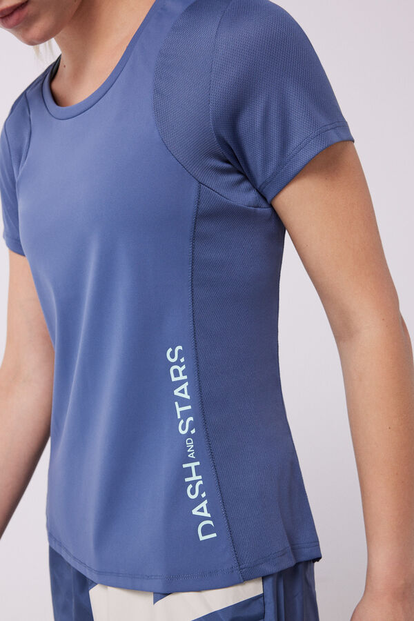 Dash and Stars Camiseta transpirable azul azul