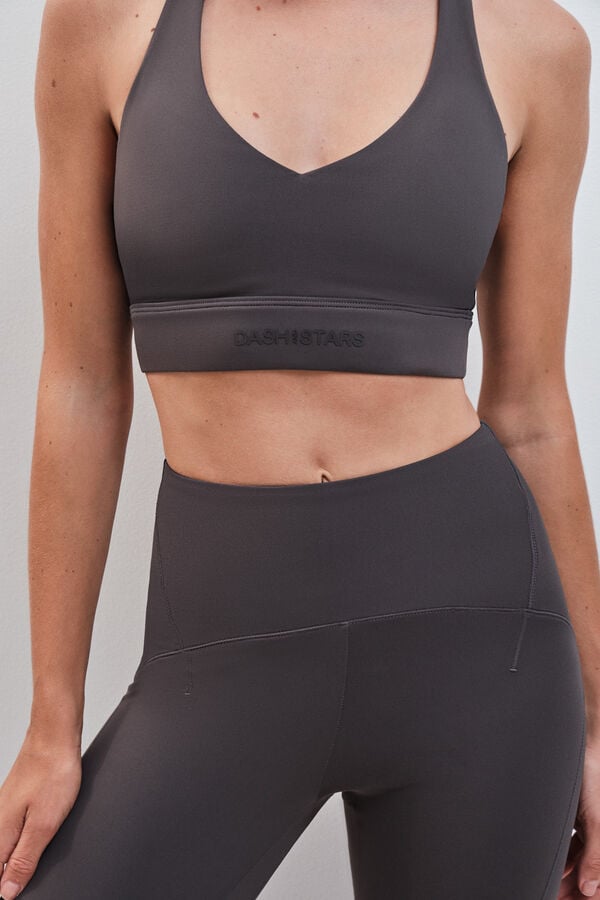 Dash and Stars Legging largo SOFT MOVE gris gris