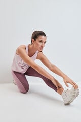 Dash and Stars Playera sin mangas de algod&oacute;n rosa rosa