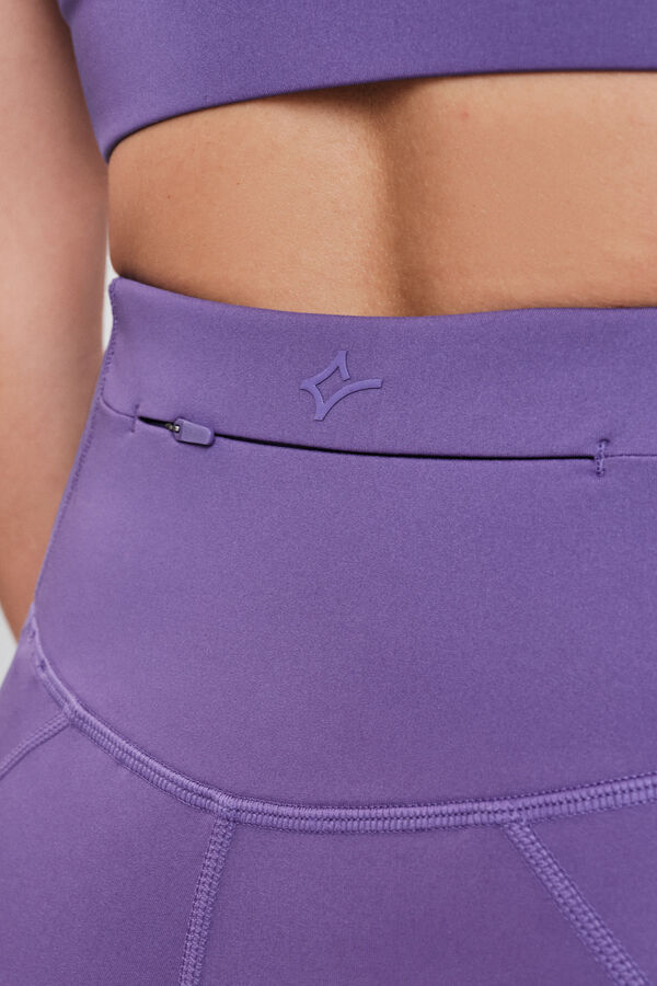 Dash and Stars Leggings 4D STRETCH ciclista morado morado/lila