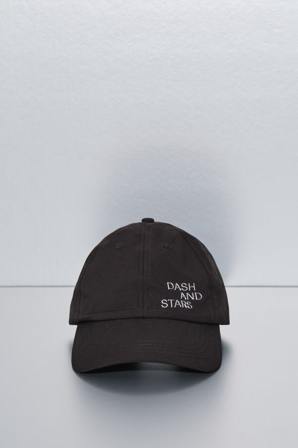 Dash and Stars Gorra técnica ajustable con logo negro negro