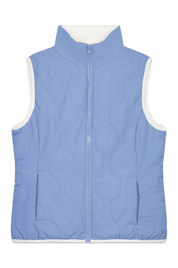 Dash and Stars Acolchado acolchado con chaleco azul azul