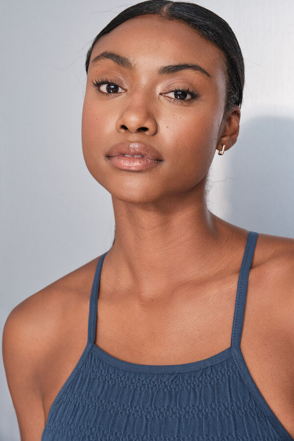 Dash and Stars Brasier deportivo azul Smock SEAMLESS COMFORT azul