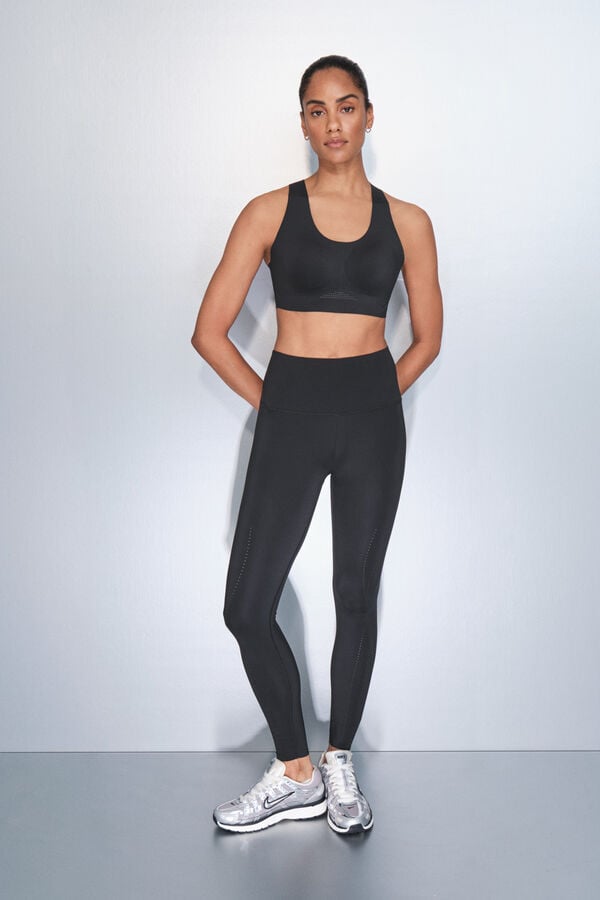 Dash and Stars Pantalón legging largos negros COMPRESSIVE negro