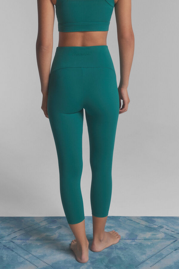 Dash and Stars Leggings SOFT MOVE crop verde verde