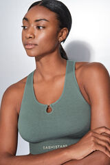 Dash and Stars Brasier deportivo verde SEAMLESS COMFORT verde
