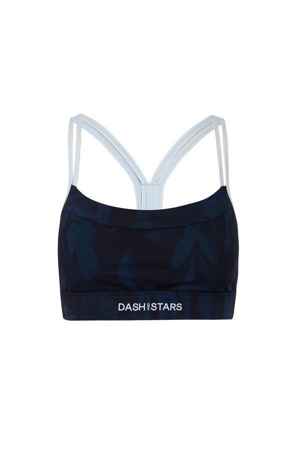 Dash and Stars Brasier deportivo estampado 4D STRECTH verde verde