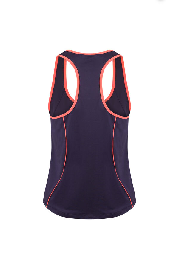 Dash and Stars Playera ajustada sin mangas gris gris