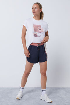 Dash and Stars Short ultraligero color block azul azul