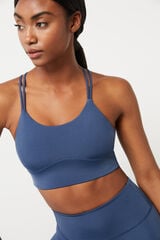 Dash and Stars Sujetador deportivo azul Collagen Feel azul