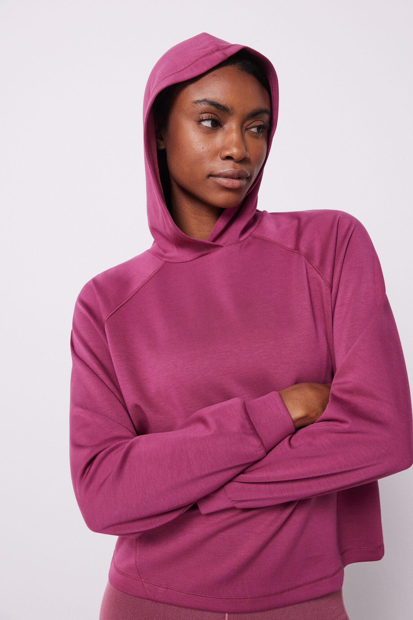 Sudadera rosa fucsia clearance
