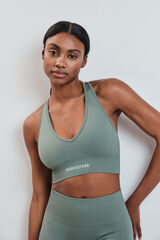Dash and Stars Brasier deportivo SEAMLESS COMFORT verde verde