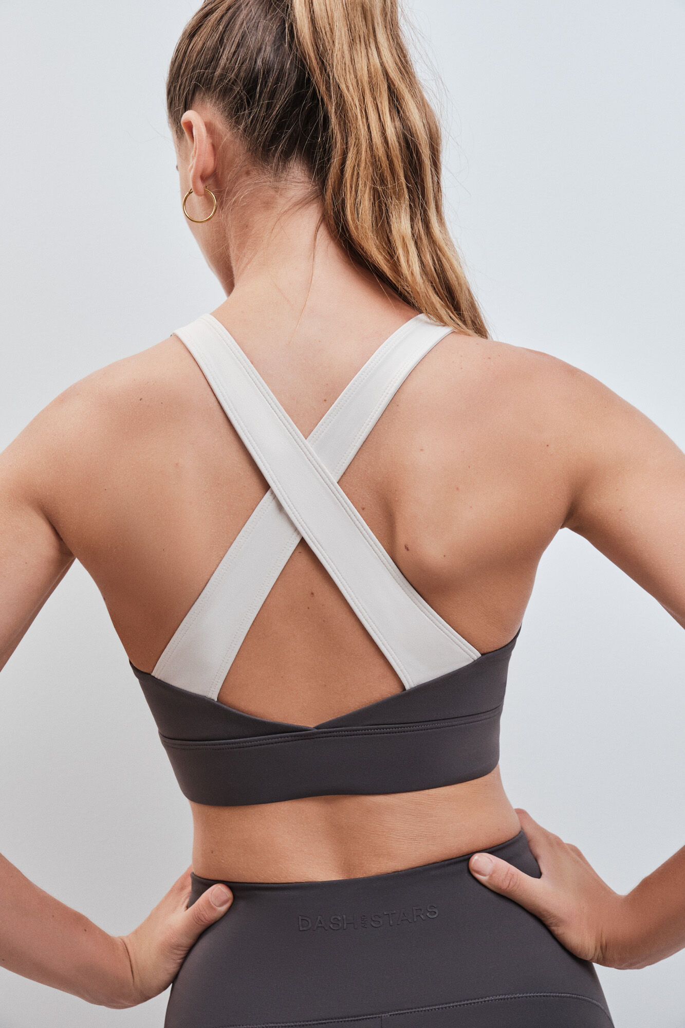 Dash and Stars Brasier deportivo SOFT MOVE gris