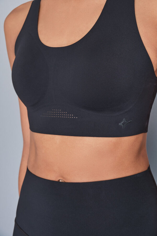 Dash and Stars Brasier deportivo negro COMPRESSIVE negro