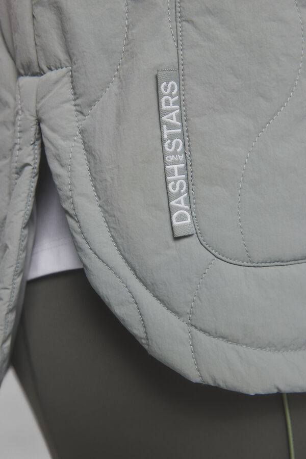 Dash and Stars Chaqueta técnica acolchada kaki 