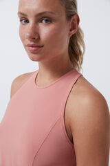 Dash and Stars Camiseta halter rosa rojo