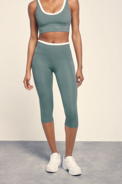 Dash and Stars Leggings 4D STRETCH pirata verde verde