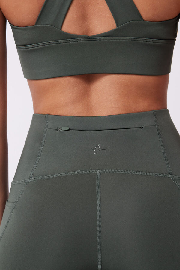 Dash and Stars Leggings verde 4D Stretch verde