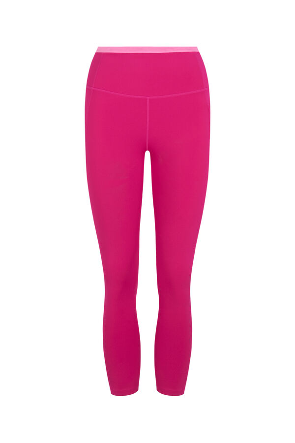 Dash and Stars Leggings cortos 4D STRETCH rosa rosa