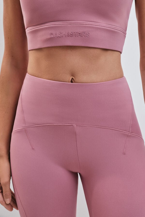 Dash and Stars Legging largo SOFT MOVE rosa rosa