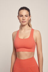 Dash and Stars Brasier deportivo SIN COSTURAS COMFORT salmón rojo